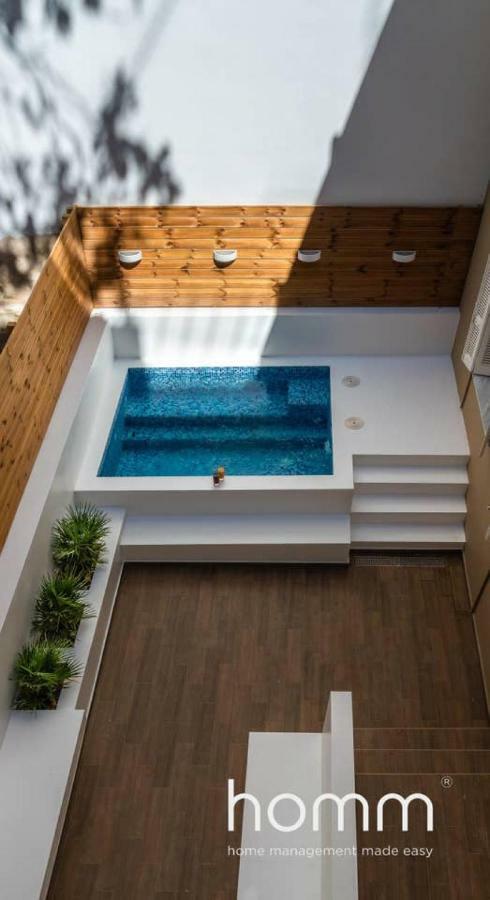 Nemeseos Ground Floor Homm Apartment With Roof Garden And Wading Pool Афины Экстерьер фото